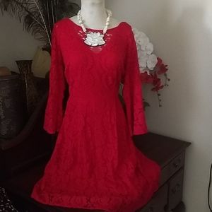 Red Lace Dress